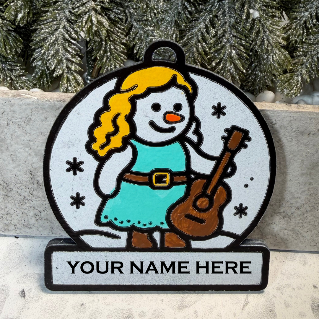Debut Era Country Snowman Ornament—Personalize