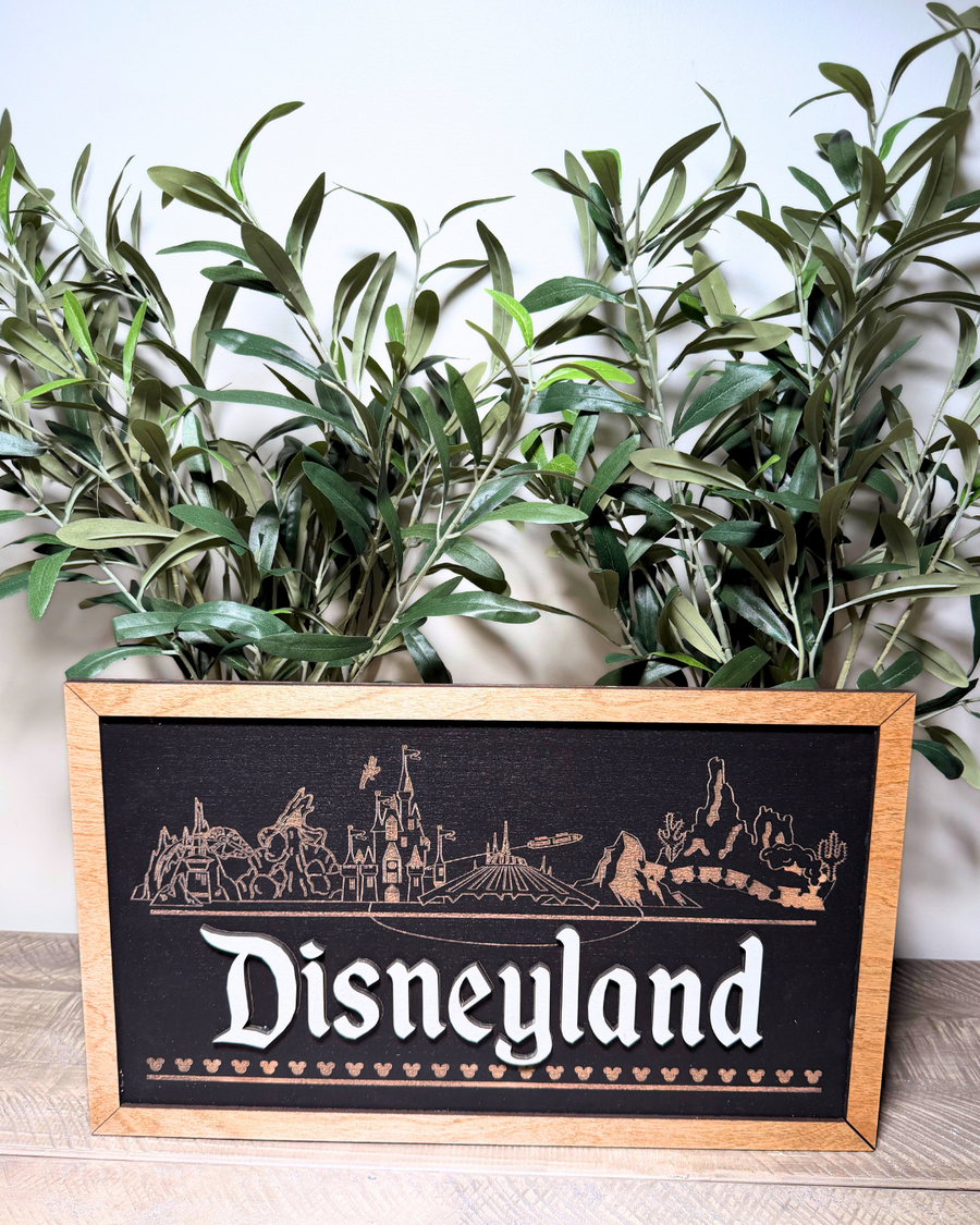 West Coast Park Skyline | Classic Attractions Framed Sign