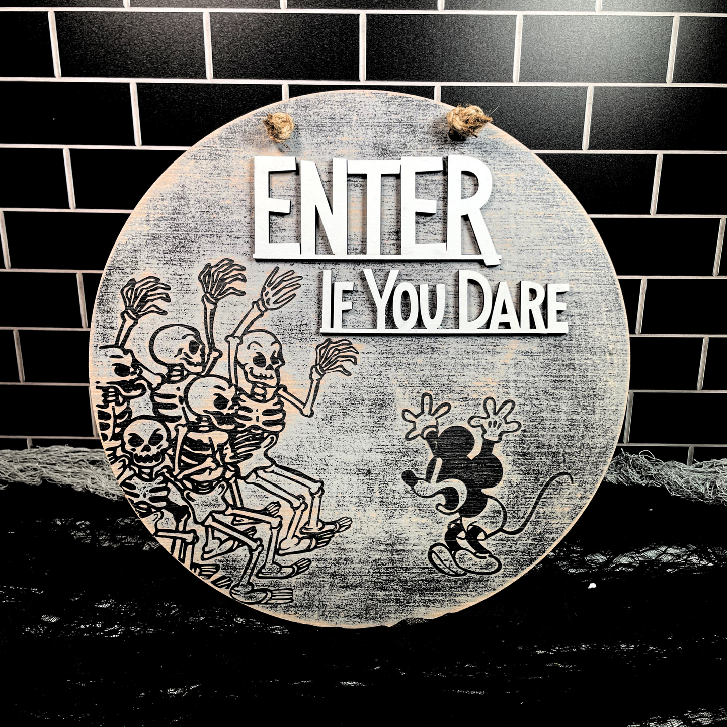Enter If You Dare Wall Sign