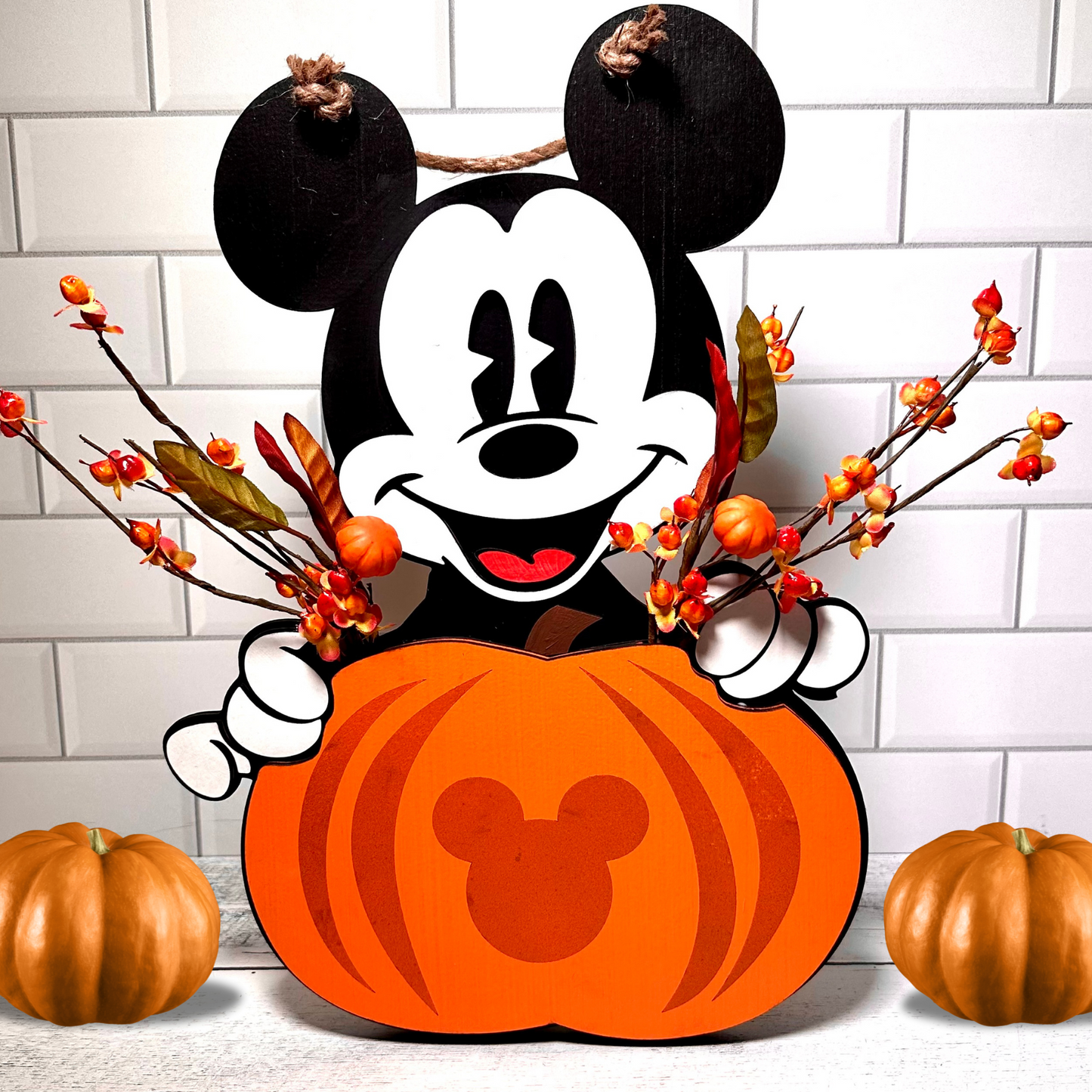 Pumpkin Mouse Wall Sign