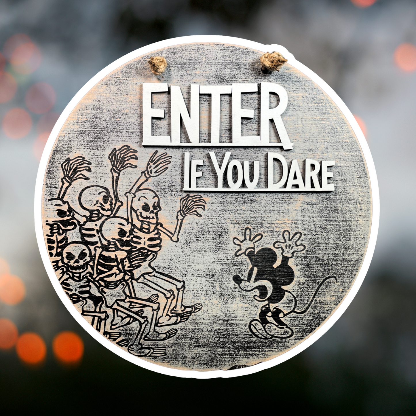 Enter If You Dare Wall Sign