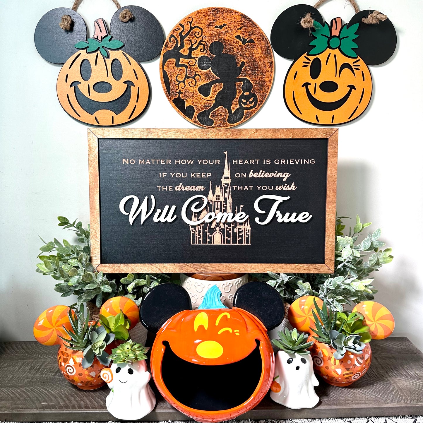 Will Come True Park-Inspired Framed Sign