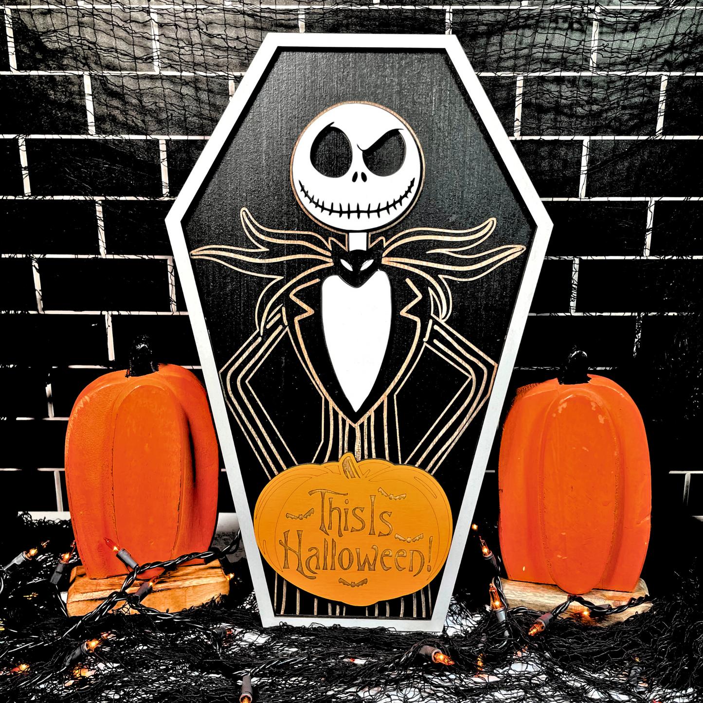 This Is Halloween Coffin Sign