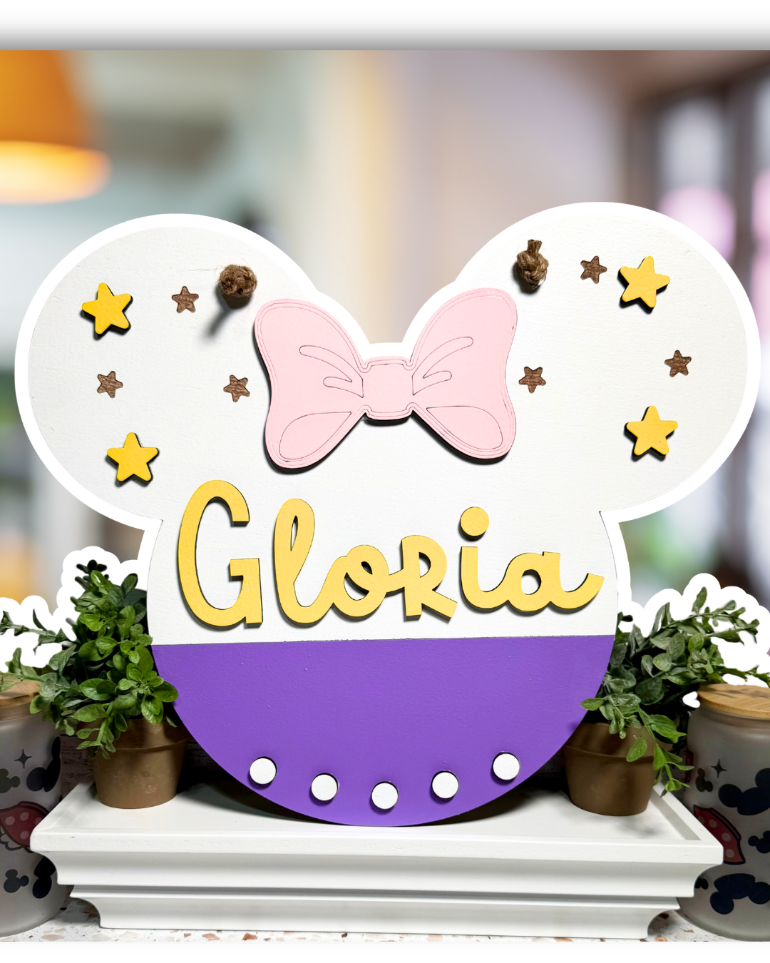 Enchanted Ears | Custom | Girl Duck Personalized Name Sign