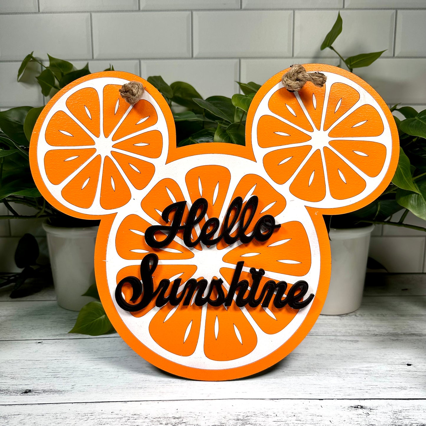 Orange Mouse Wall Sign | Multiple Options