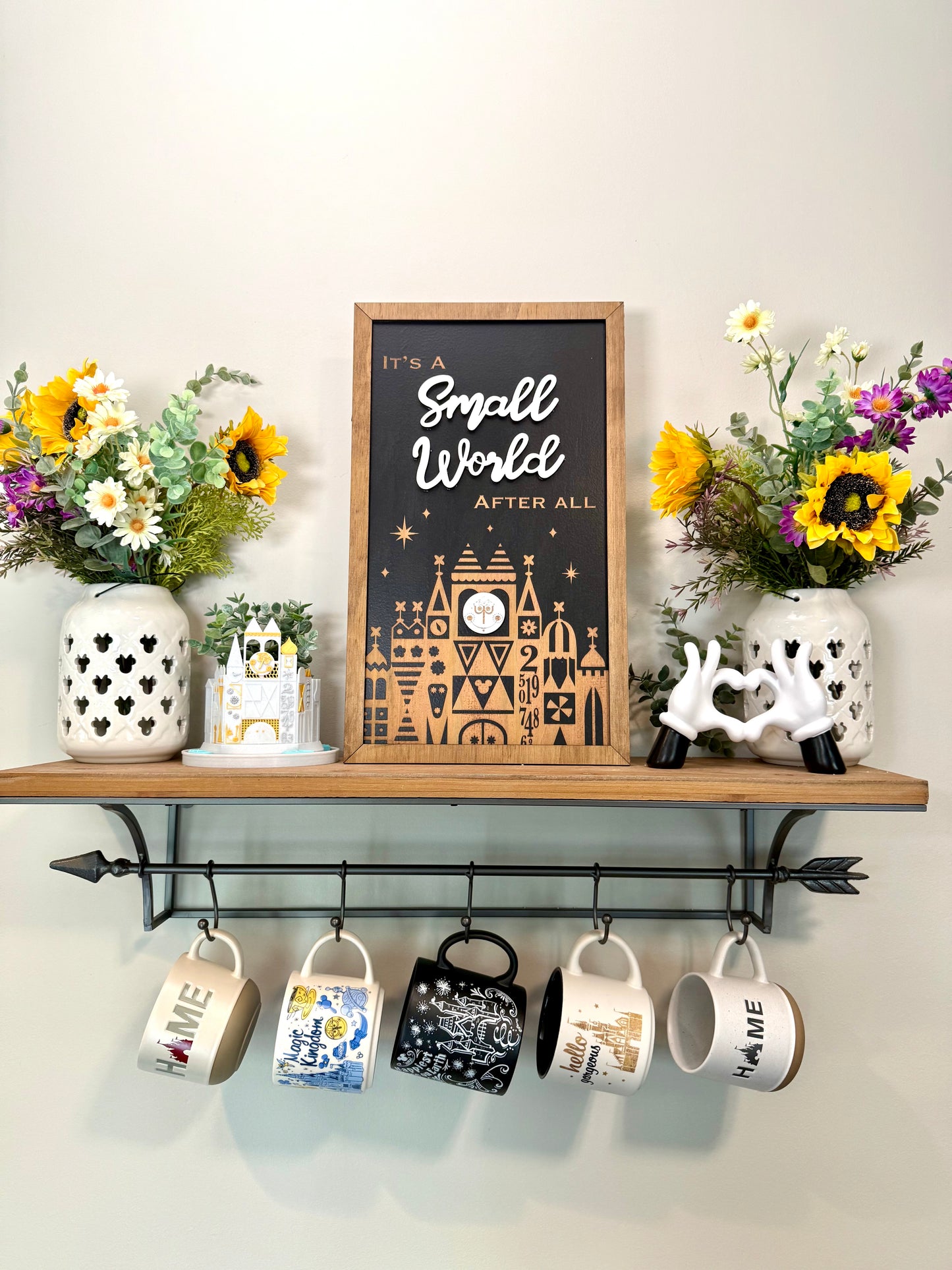 It’s A Small World Park-Inspired Framed Sign