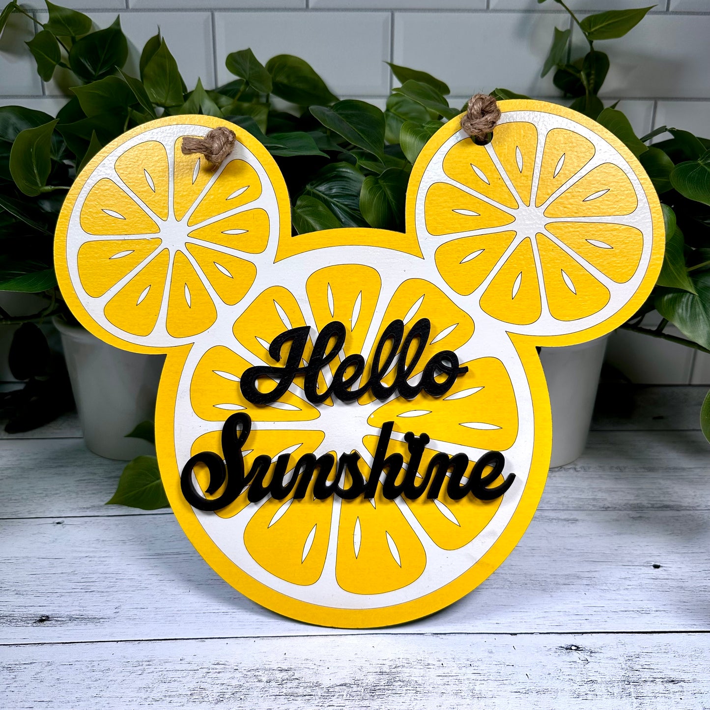 Lemon Mouse Wall Sign | Multiple Options