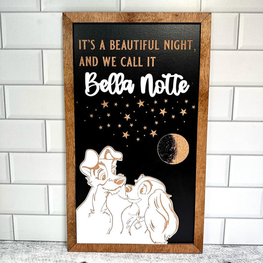 Bella Notte Park-Inspired Framed Sign