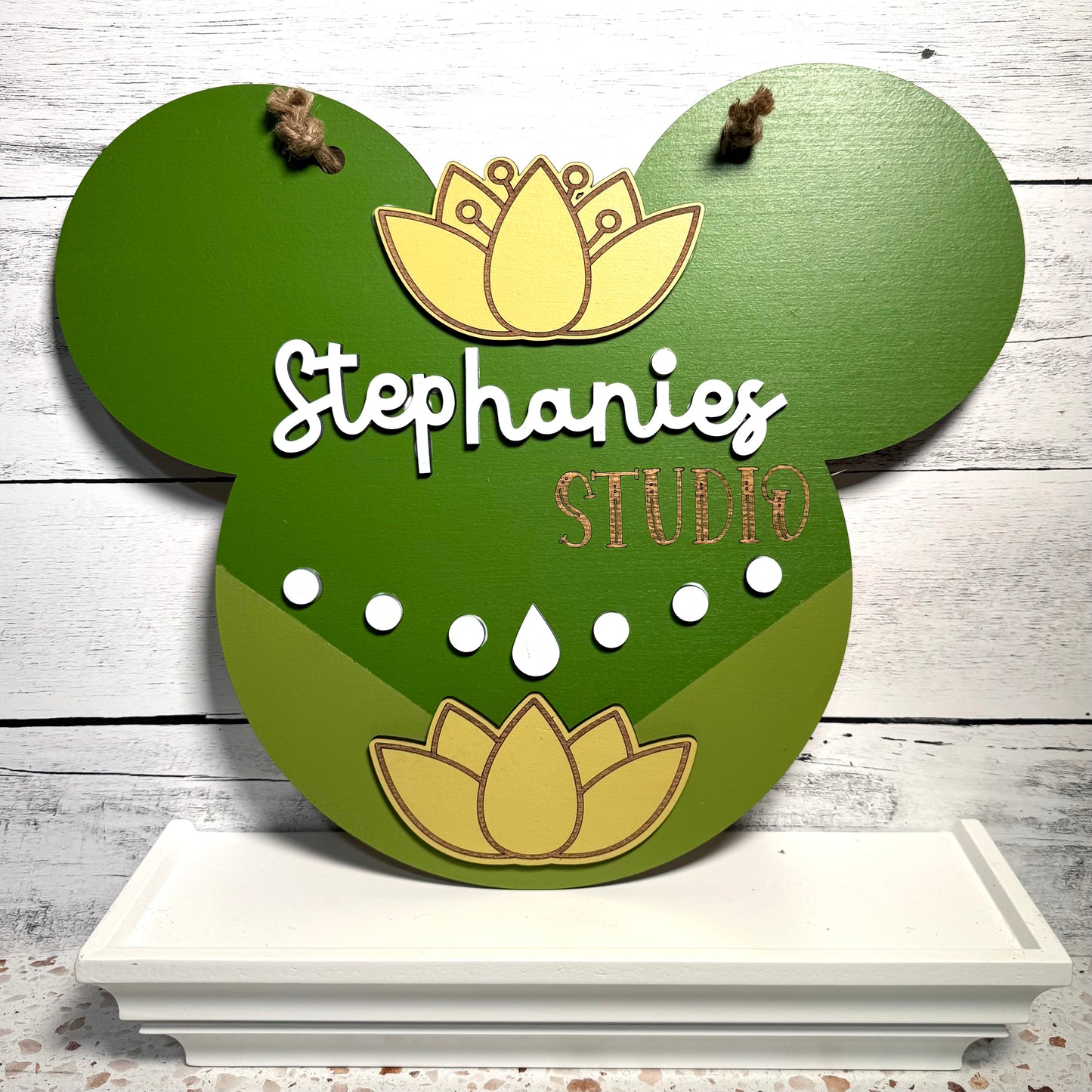 Enchanted Ears | Custom | Bayou Princess Personalized Name Sign