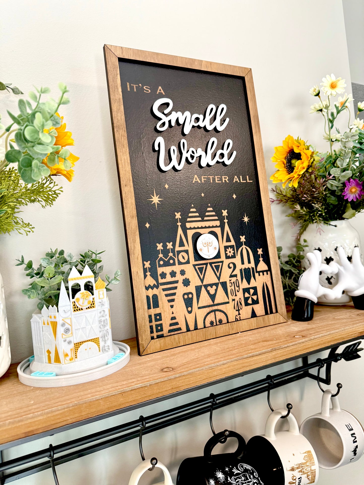 It’s A Small World Park-Inspired Framed Sign