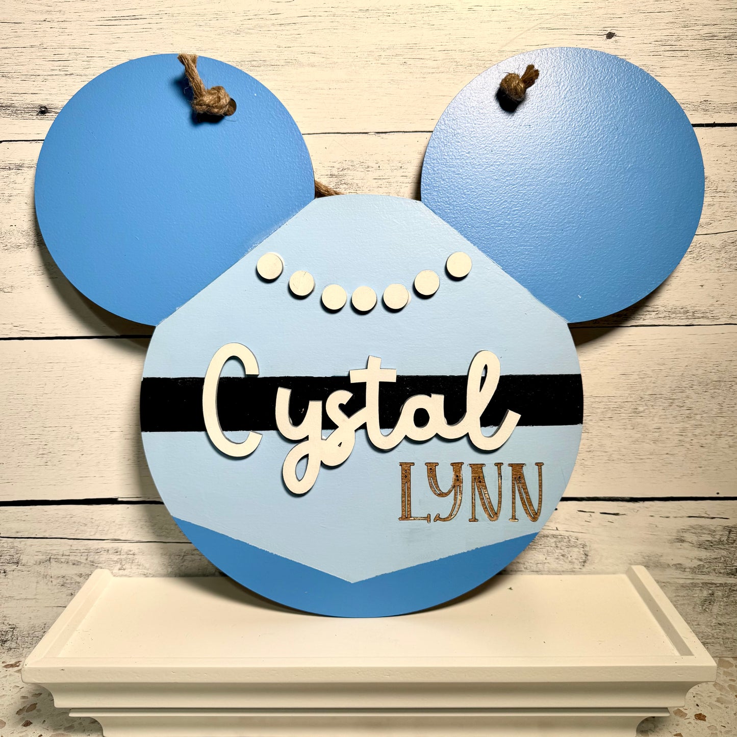 Enchanted Ears | Custom | Mindnight Princess Personalized Name Sign