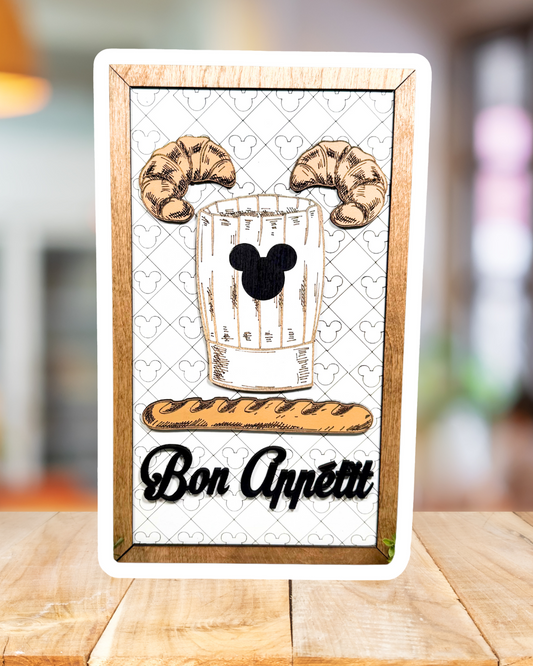 Bon appétit, Park-Inspired Framed Sign