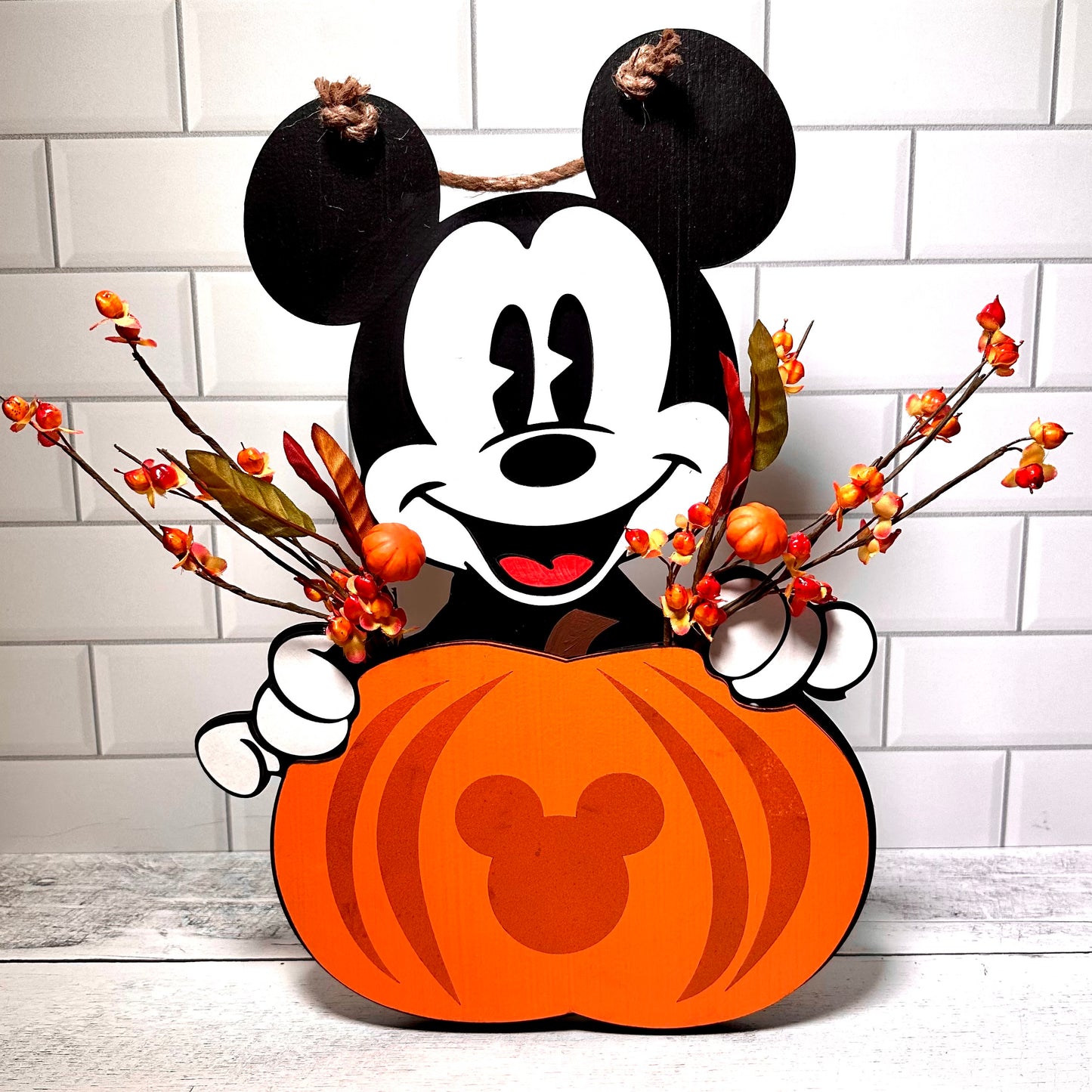 Pumpkin Mouse Wall Sign