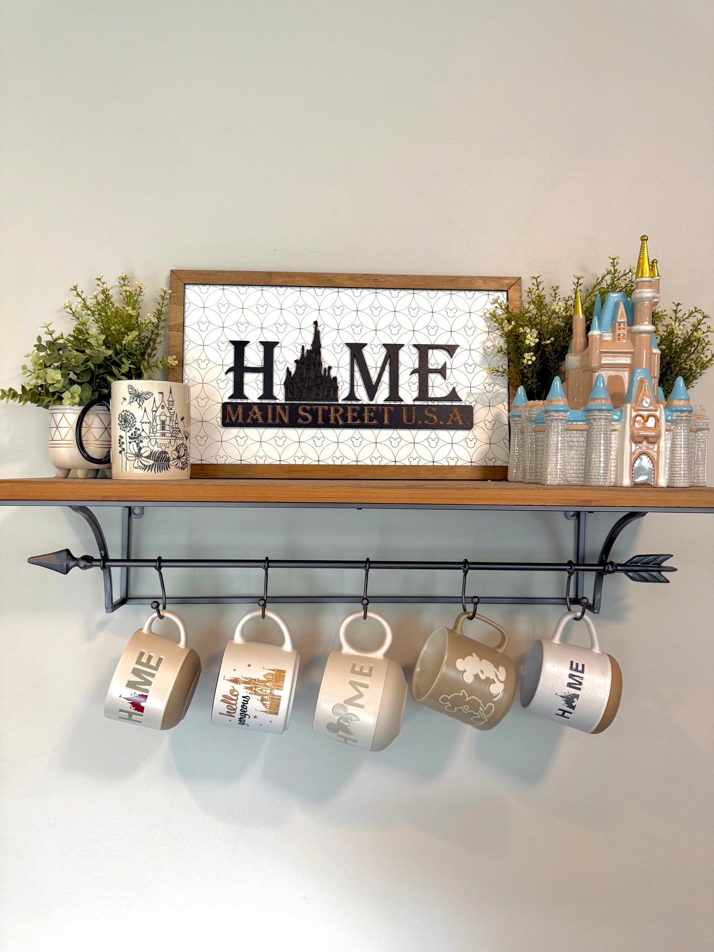 HOME | Main Street U.S.A. Park-Inspired Framed Sign