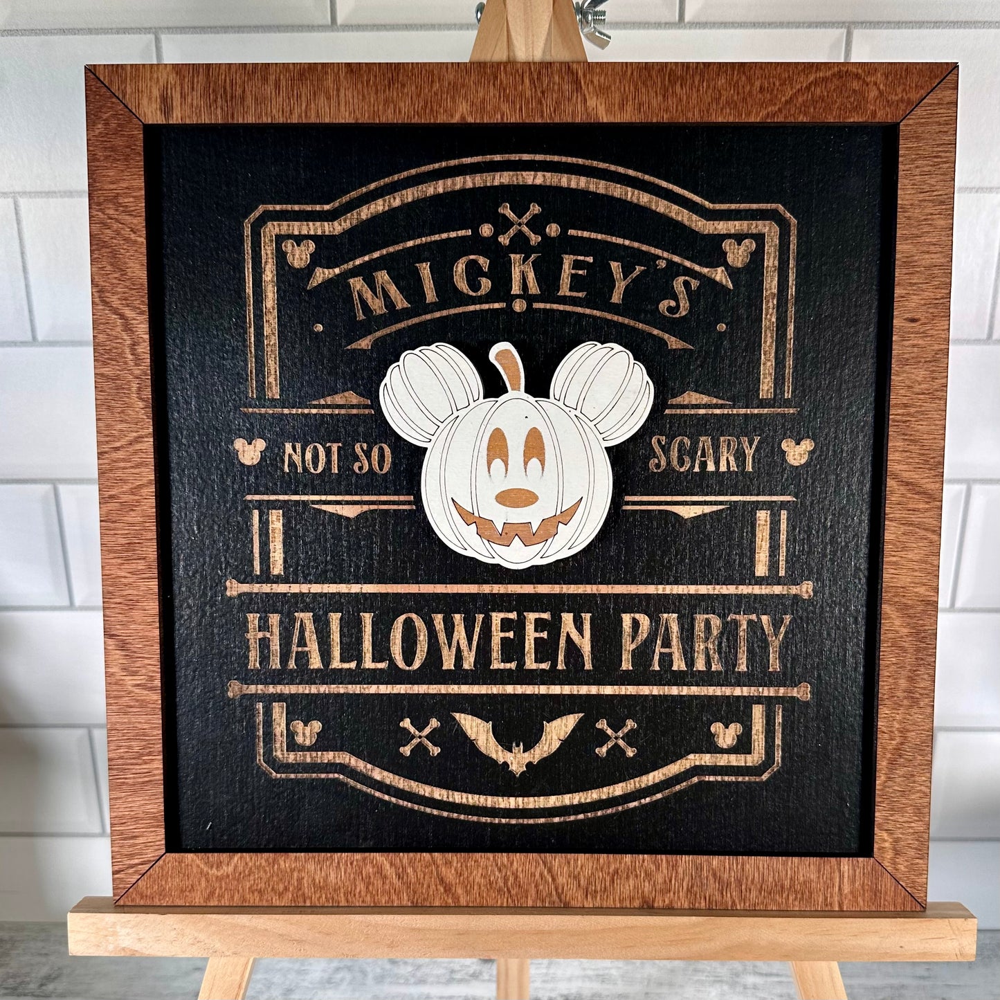 Halloween Party Square Sign