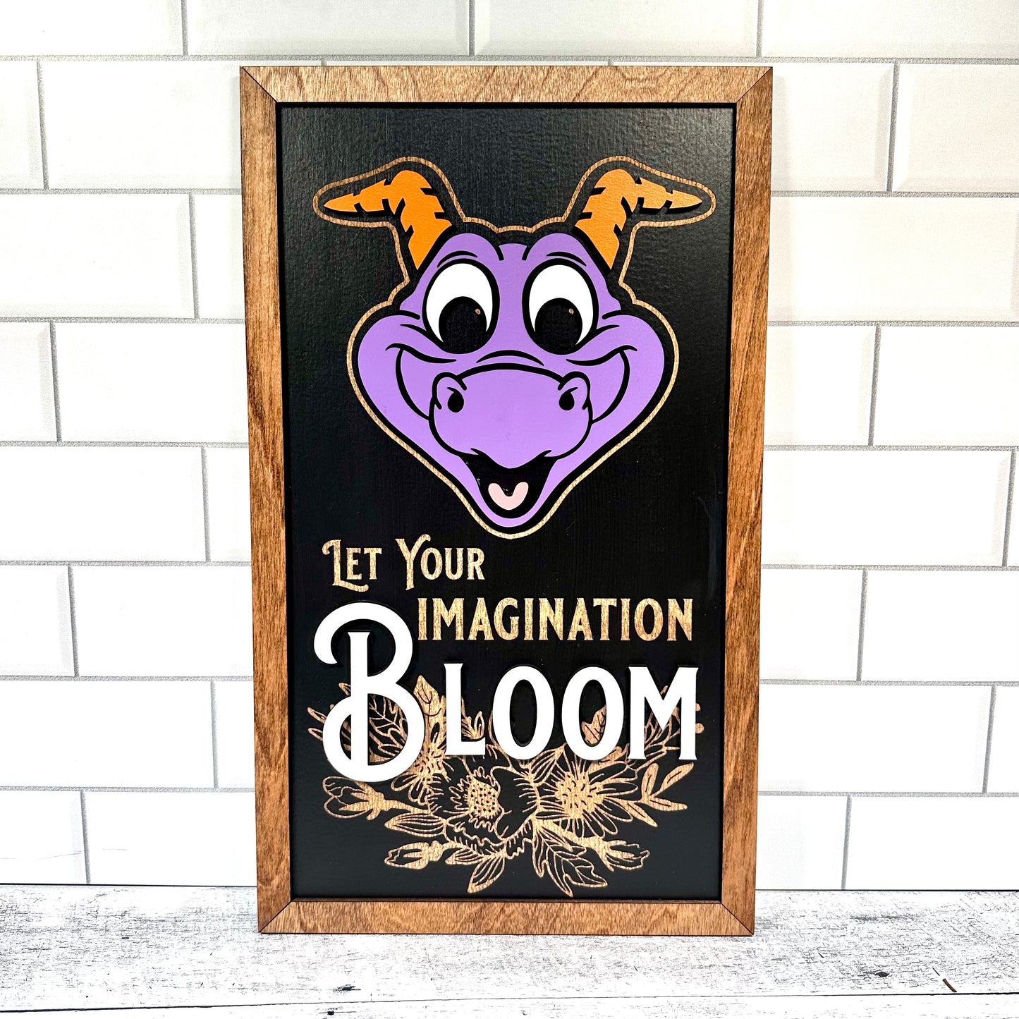 Blooming Imagination Park-Inspired Framed Sign