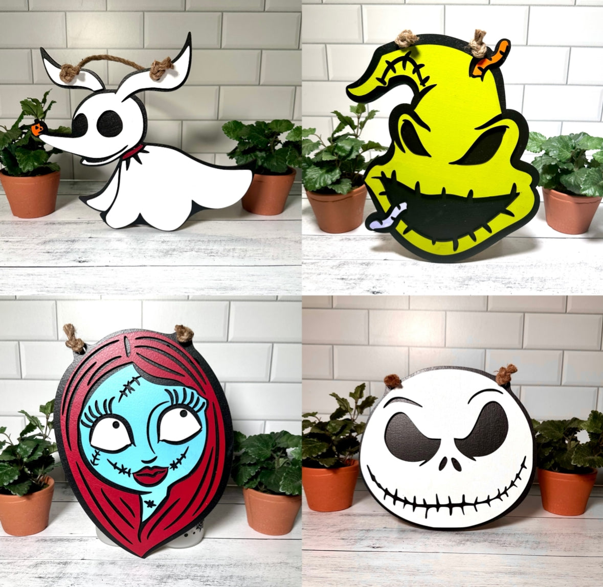 Nightmare Crew Hanging Sign | Set Of 4