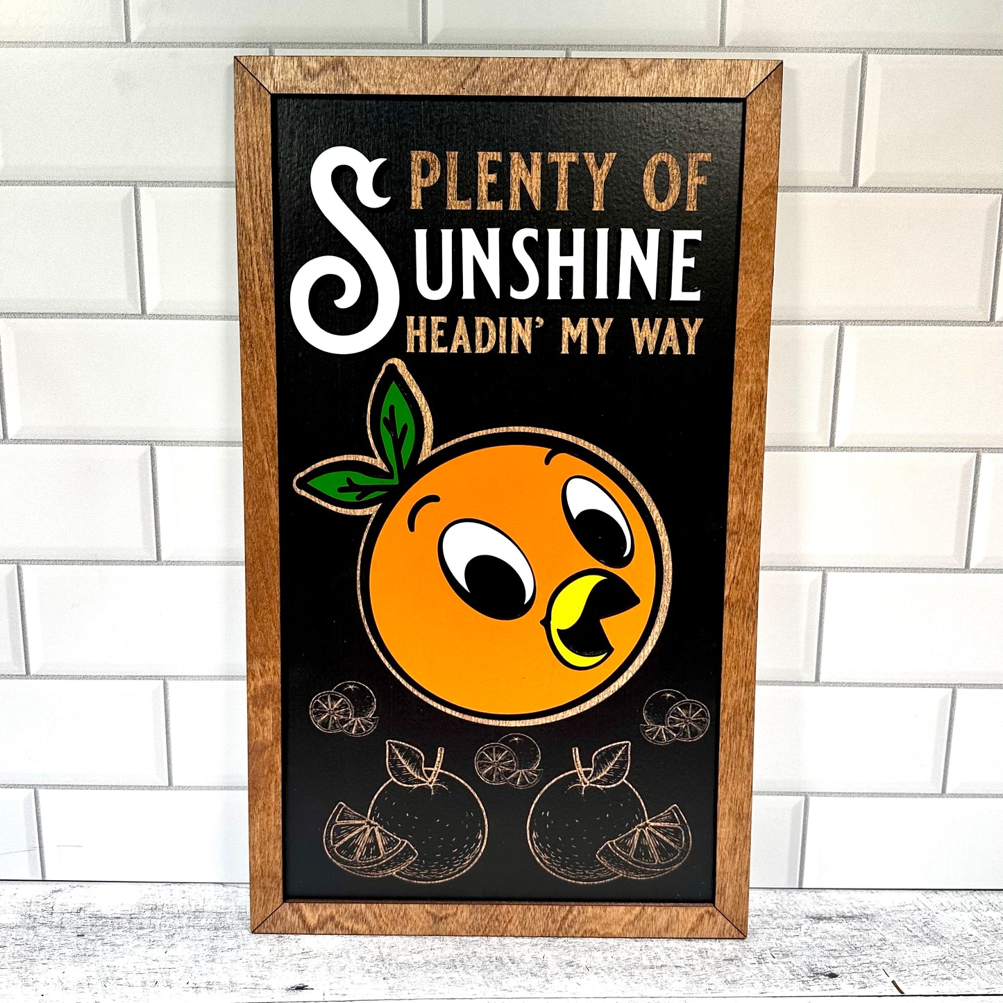 Plenty of Sunshine Park-Inspired Framed Sign