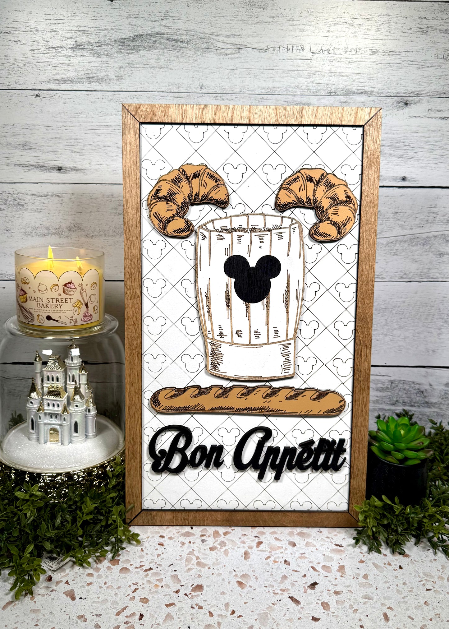 Bon appétit, Park-Inspired Framed Sign