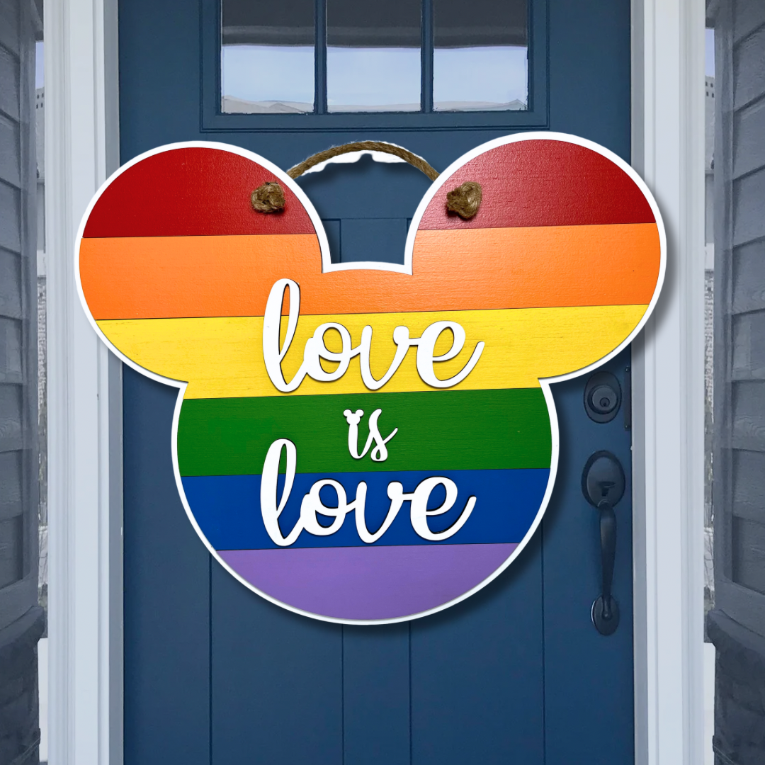 LGBT Pride Mouse Wall Sign