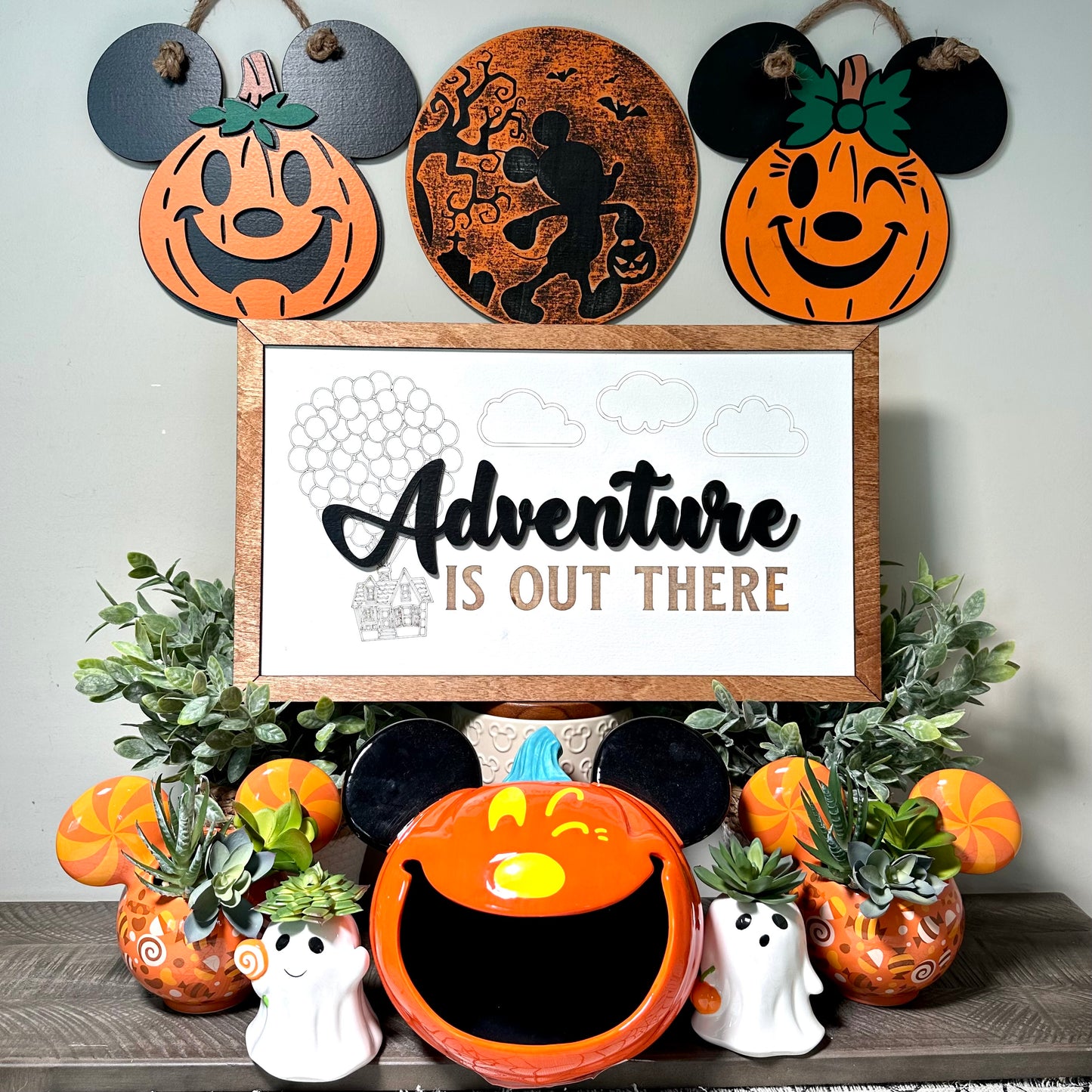 Adventure is Out There Park-Inspired Framed Sign