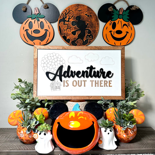 Adventure is Out There Park-Inspired Framed Sign