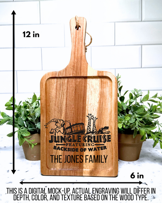 The Everyday Board Magical CUSTOM Charcuterie and Cutting Board – 6" x 12" Acacia