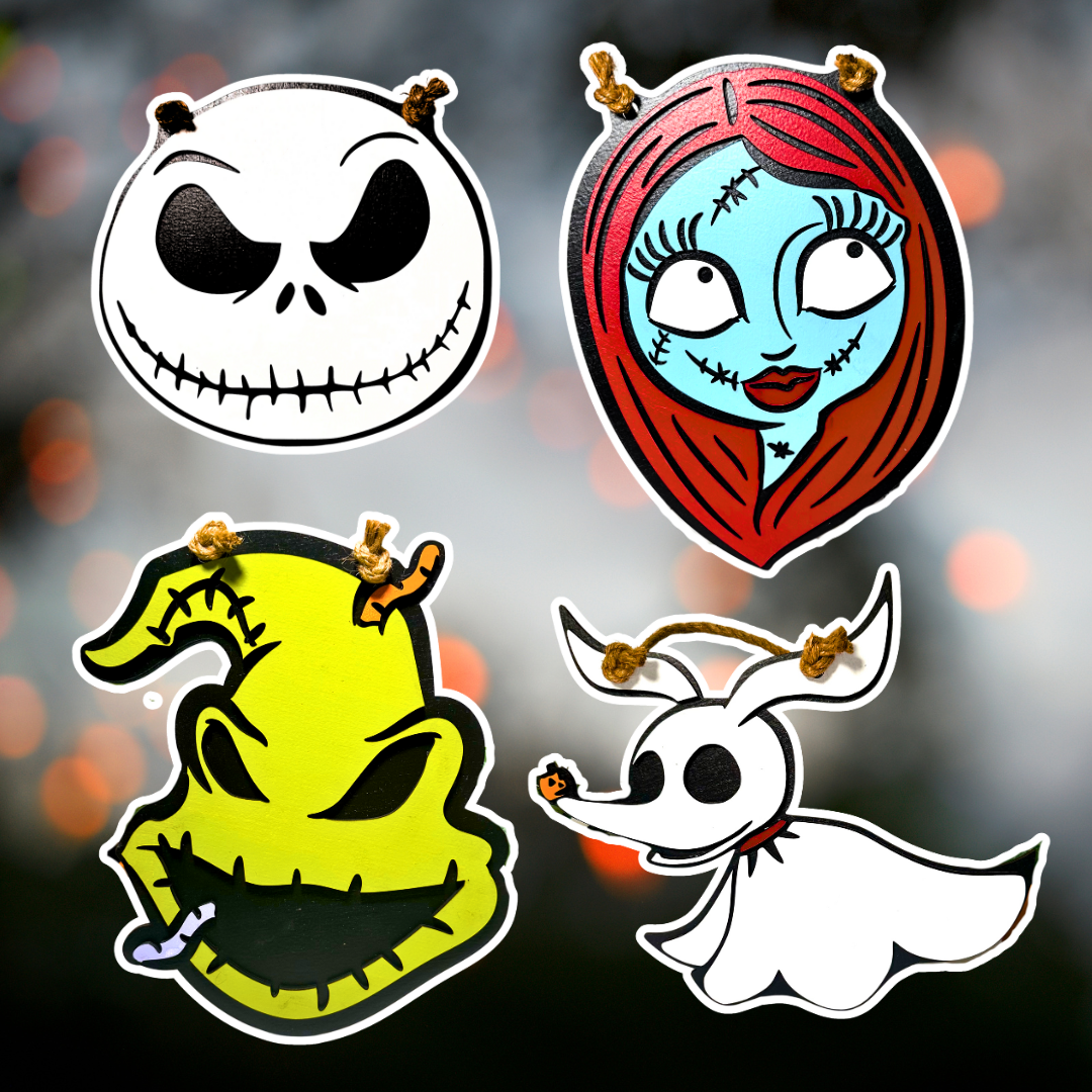 Nightmare Crew Hanging Sign | Set Of 4