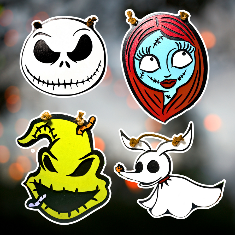 Nightmare Crew Hanging Sign | Set Of 4