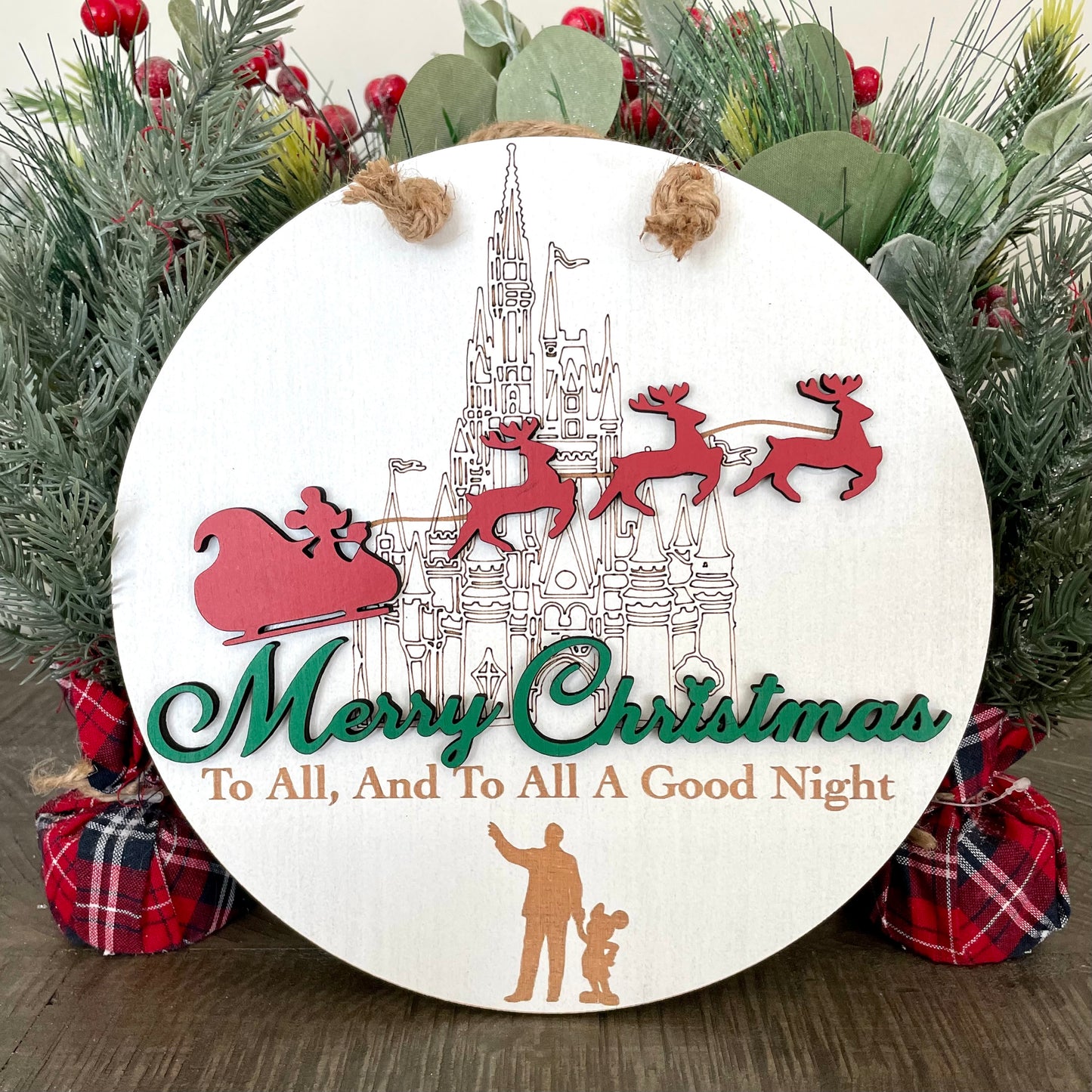 Small Merry Christmas To All Round