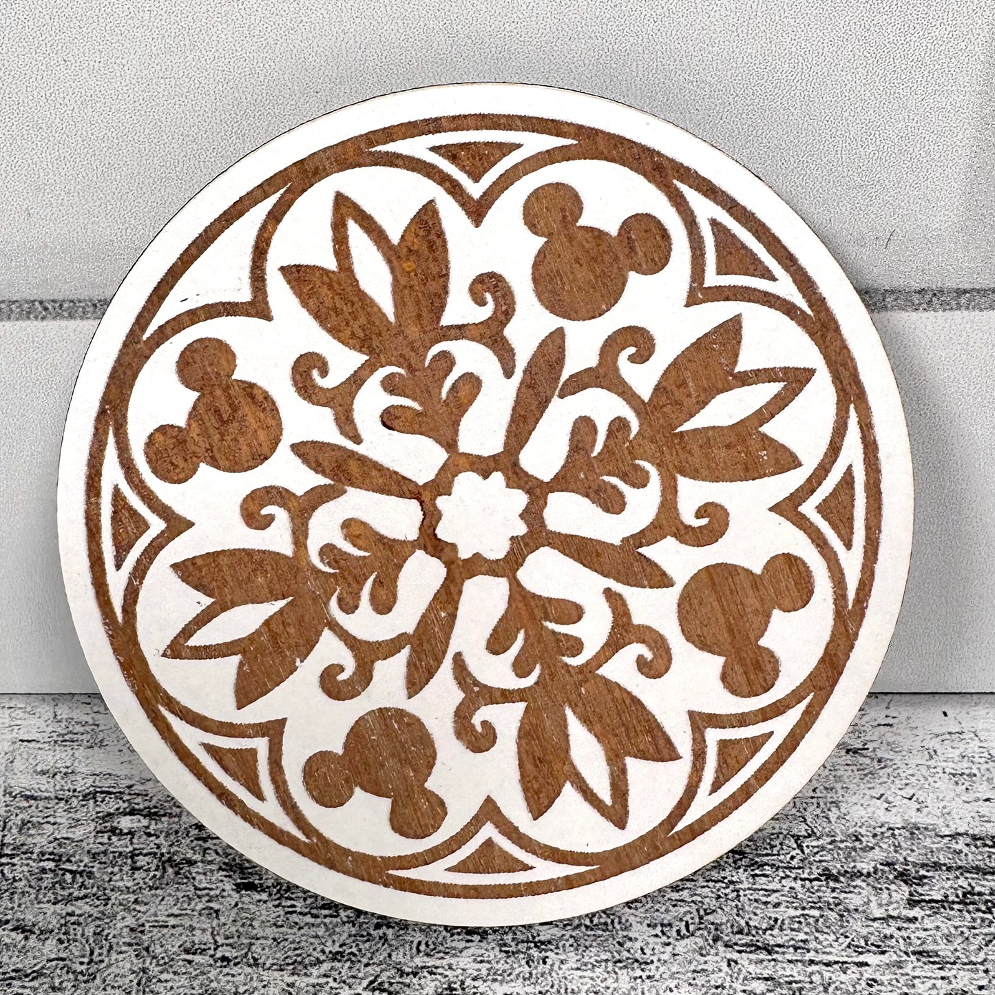 Round Mouse Home Collection Coasters