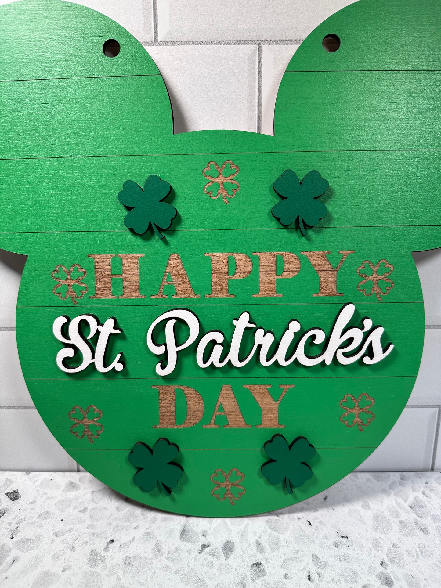 Happy St. Patrick’s Day MouseWall Sign