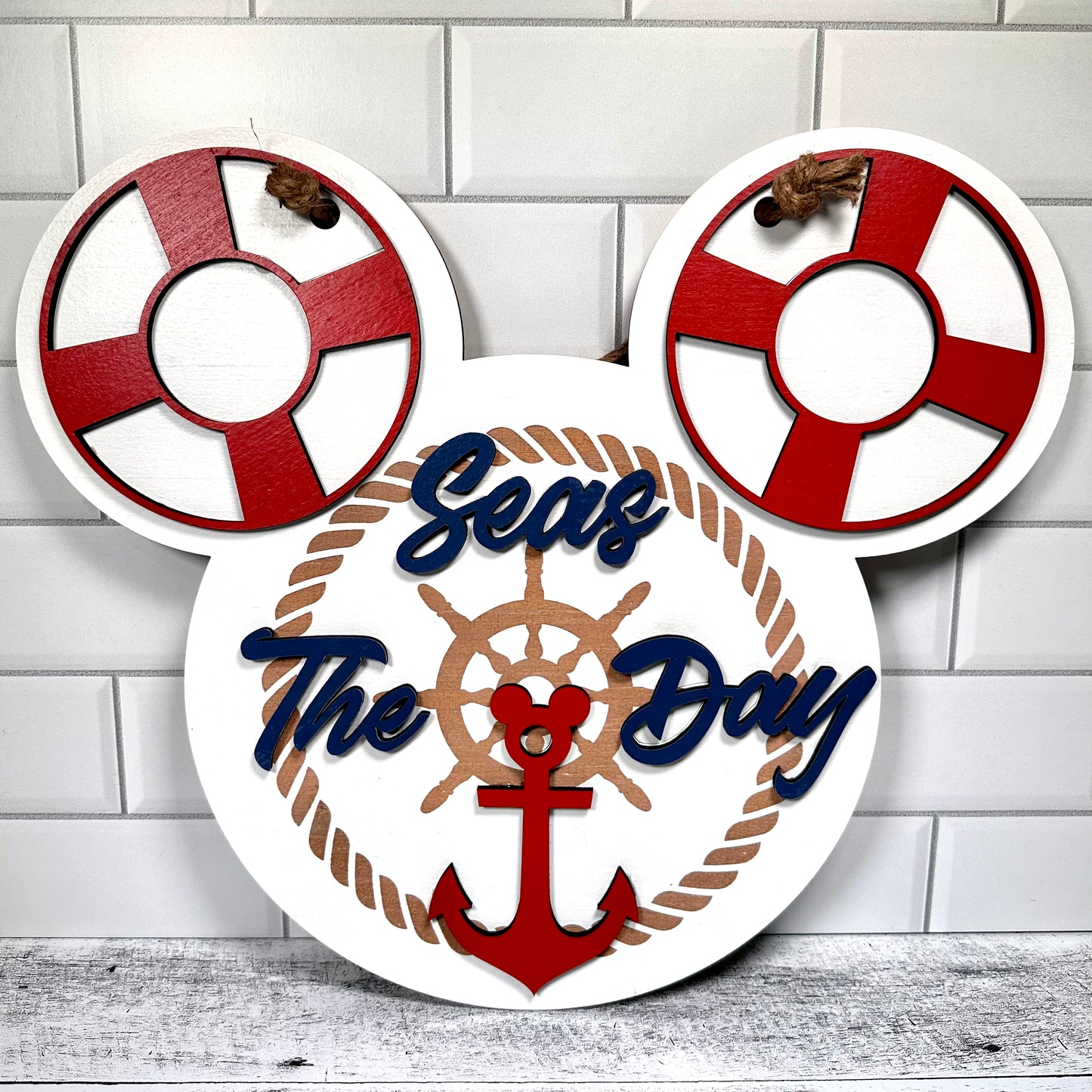 Seas The Day Wall Sign