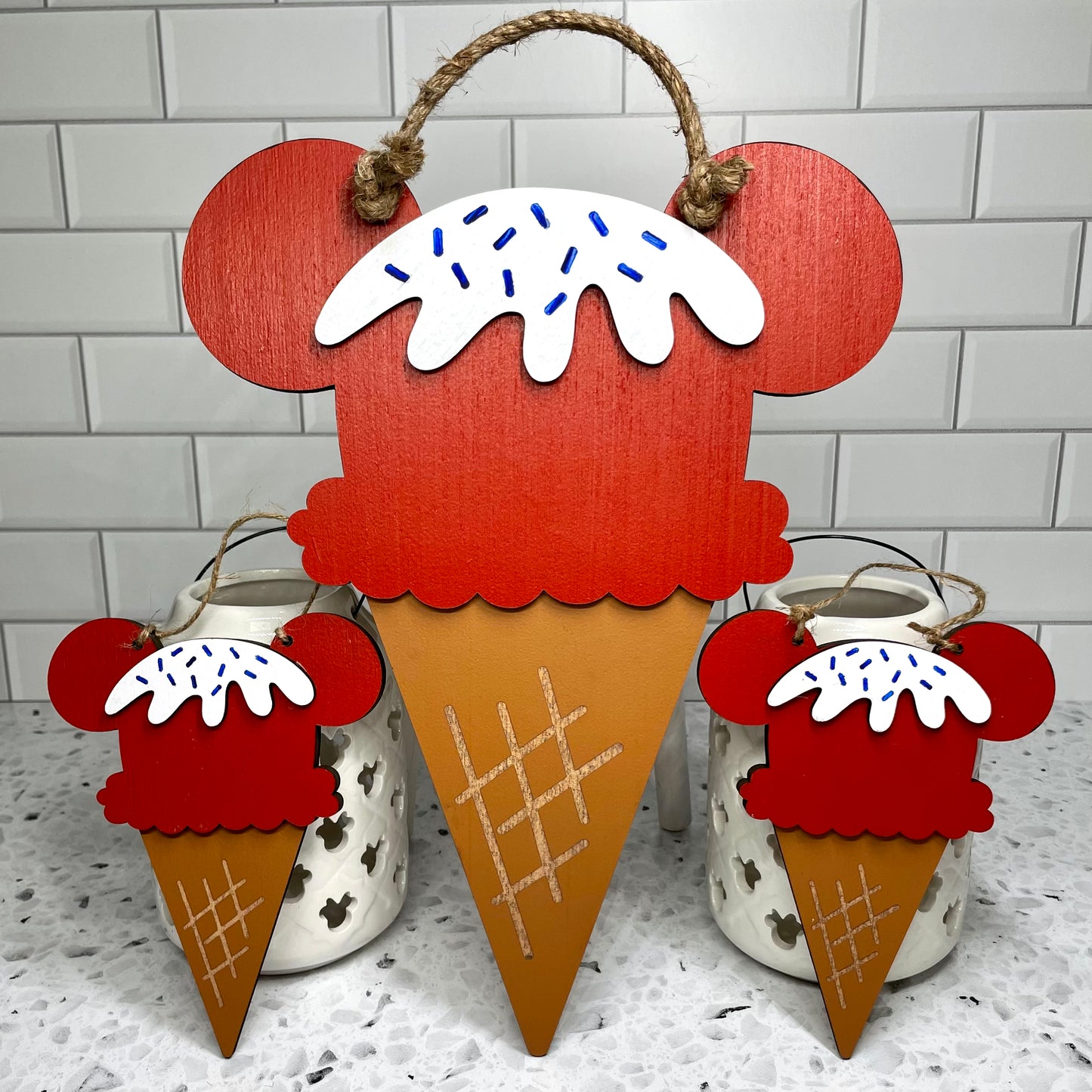 Patriotic Ice Cream Wall Sign