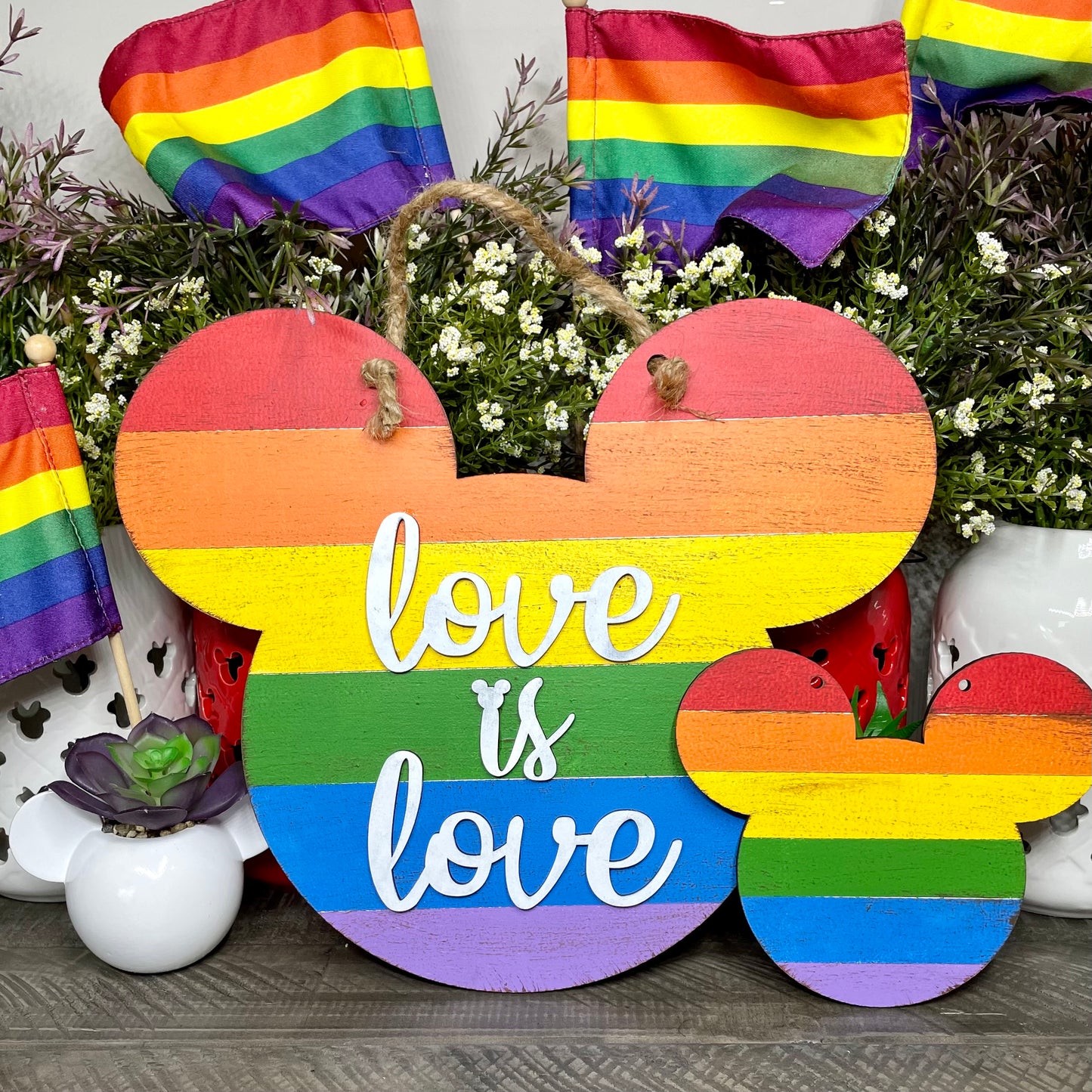 Pride Mouse Wall Sign