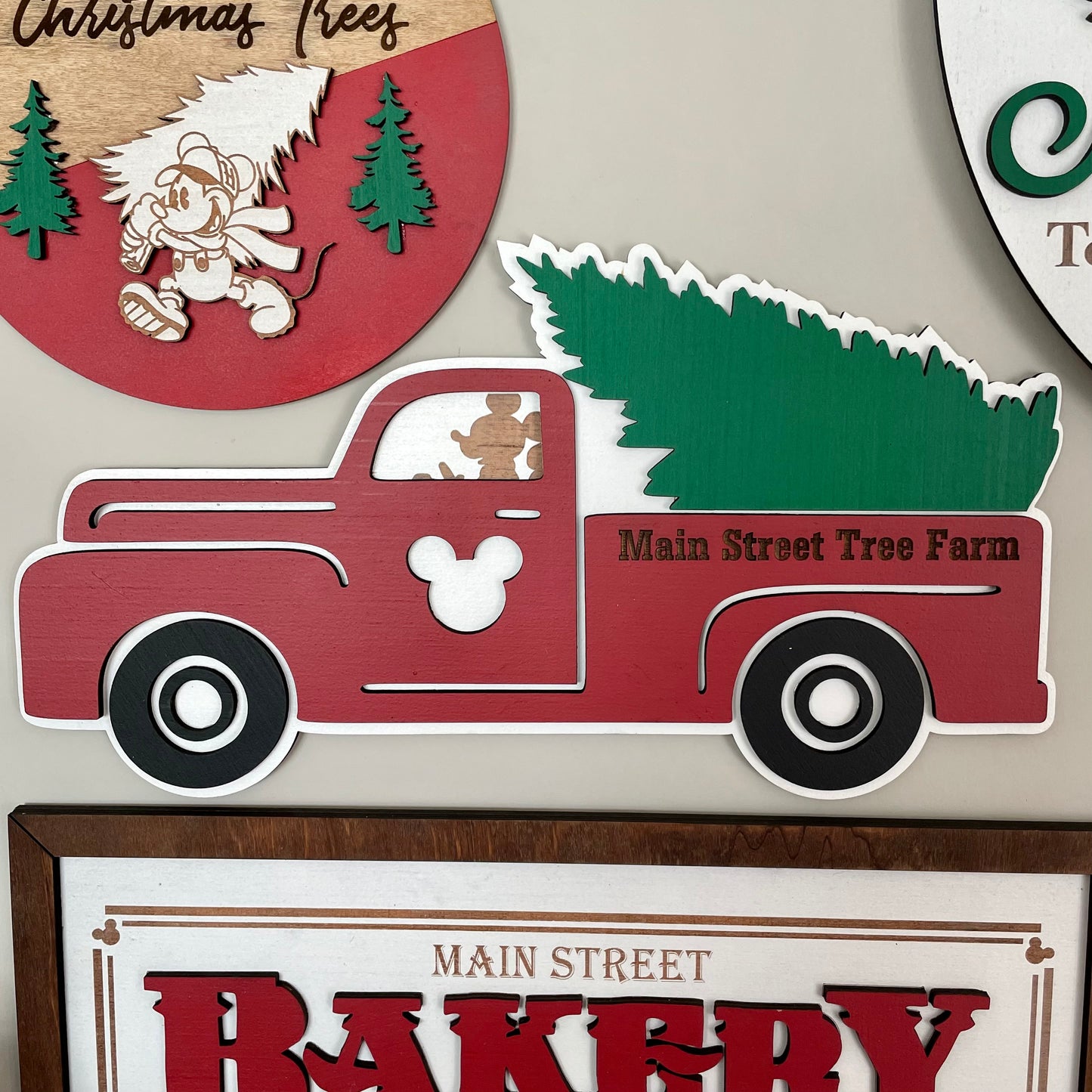 Red Christmas Truck
