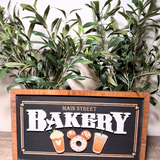 Main Street Bakery | Iced Coffee Framed Sign