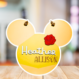 Enchanted Ears | Custom | Bookworm Princess Personalized Name Sign