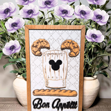 Bon Appetit | French Kitchen Park-Inspired Framed Sign