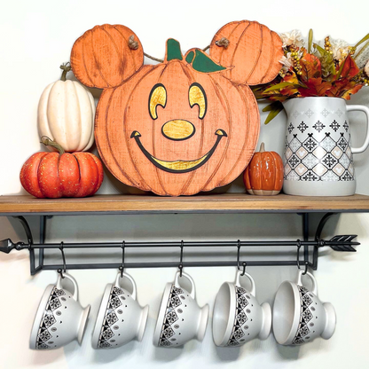Happy Boy Pumpkin Wall Sign