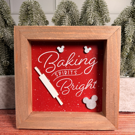 Magical Baking Spirits Bright Framed Sign