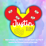 Enchanted Ears | Custom | Pooh Personalized Name Sign