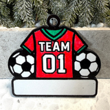 Kick Into Soccer Magic Ornament—Customizable