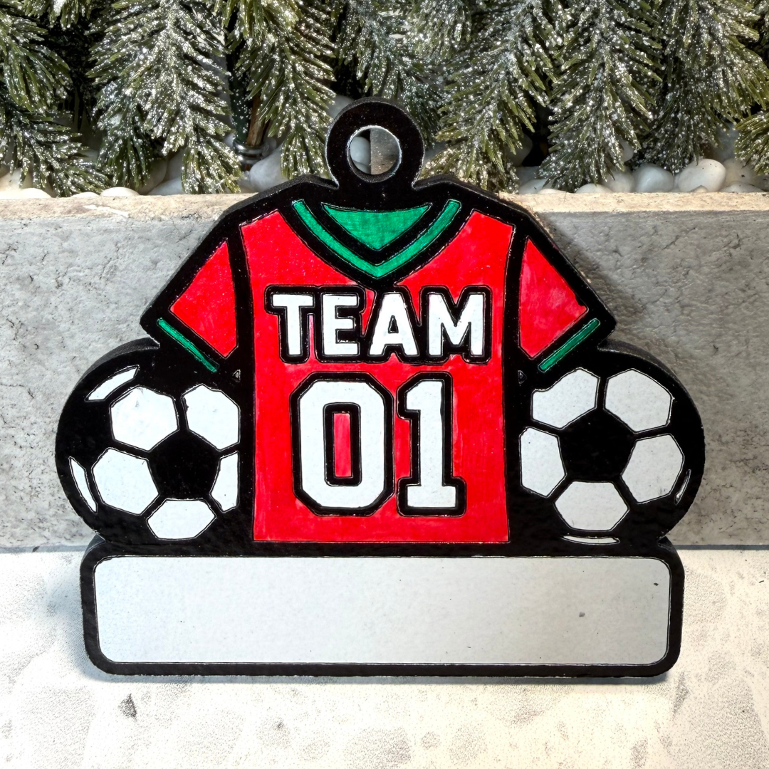 Kick Into Soccer Magic Ornament—Customizable