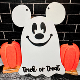 Mouse Ghost Sign – Trick or Treat Edition (10.6in x 15.6in)
