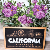 California Adventure Skyline | DCA Attractions Framed Sign