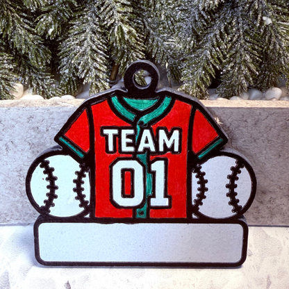 Baseball/Softball Dreams Ornament—Customizable