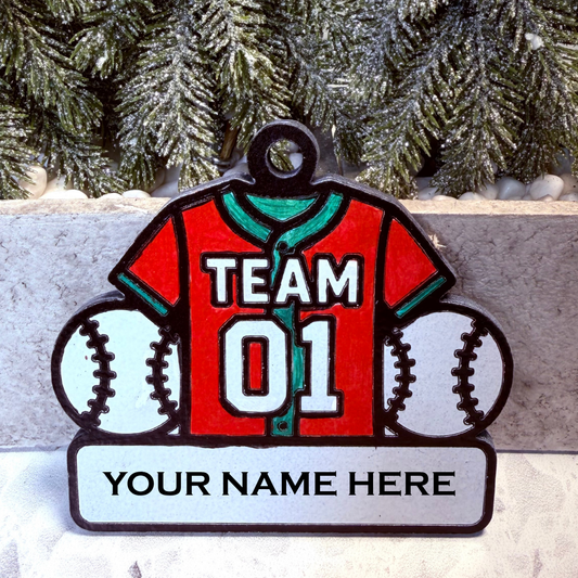 Baseball/Softball Dreams Ornament—Customizable