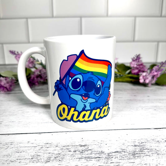Pride Vibes Ohana | Castle Coffee Crew Mug