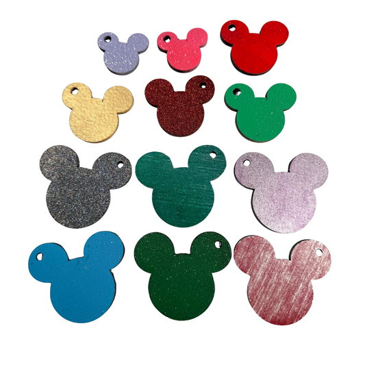 Set of 4 Shape Enchanted Mini Christmas Ornaments